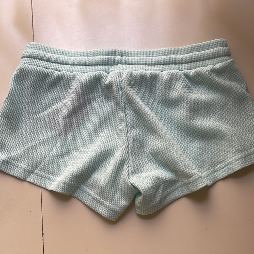 Edikted Aqua Waffle Knit Shorts - Picture 5 of 5